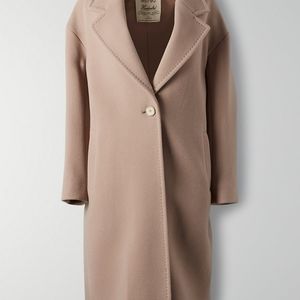 Aritzia Rocco Coat, size 1, Dovetail Taupe